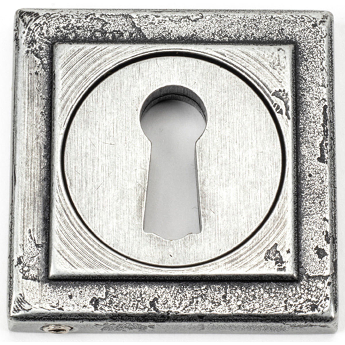 ESCUTCHEON ROUND CNC SQUARE 53x53x8 PEW