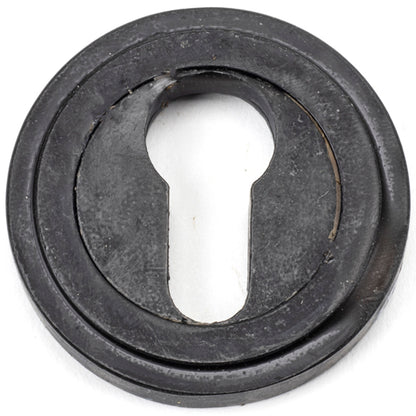 ESCUTCHEON ROUND EURO CNC ART DECO 53x8 EBX - 45724 by MARCHES (ANVIL) ARCHITECTURAL HARDWARE
