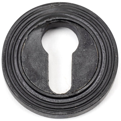 ESCUTCHEON ROUND EURO CNC BEEHIVE 53x8 EBX - 45725 by MARCHES (ANVIL) ARCHITECTURAL HARDWARE