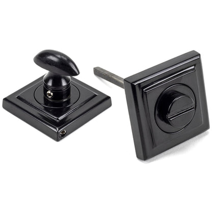 THUMBTURN SET ROUND CNC SQUARE 53x53x45 BLK - 45746 by MARCHES (ANVIL) ARCHITECTURAL HARDWARE