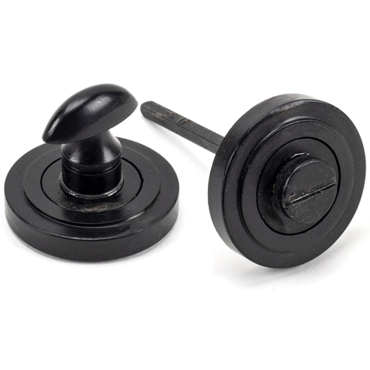 THUMBTURN SET ROUND CNC ART DECO 53x45 EBX