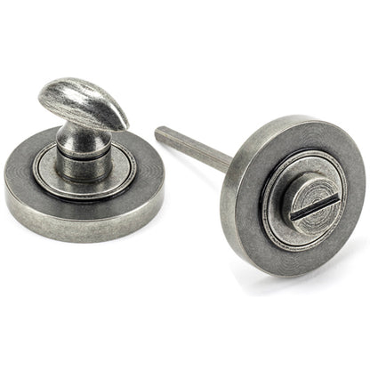 THUMBTURN SET ROUND CNC PLAIN 53x45 PEW - 45751 by MARCHES (ANVIL) ARCHITECTURAL HARDWARE