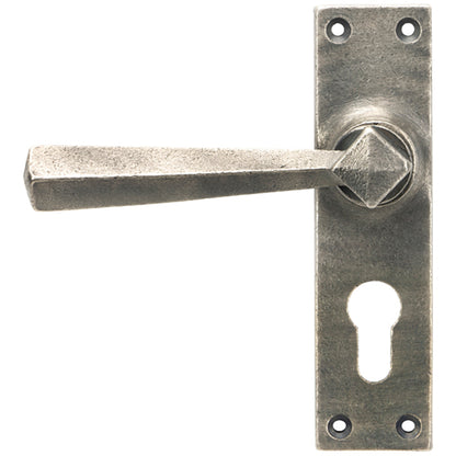 STRAIGHT LEVER HANDLE EURO LOCK 124x148x50 APW - 45760 by MARCHES (ANVIL) ARCHITECTURAL HARDWARE