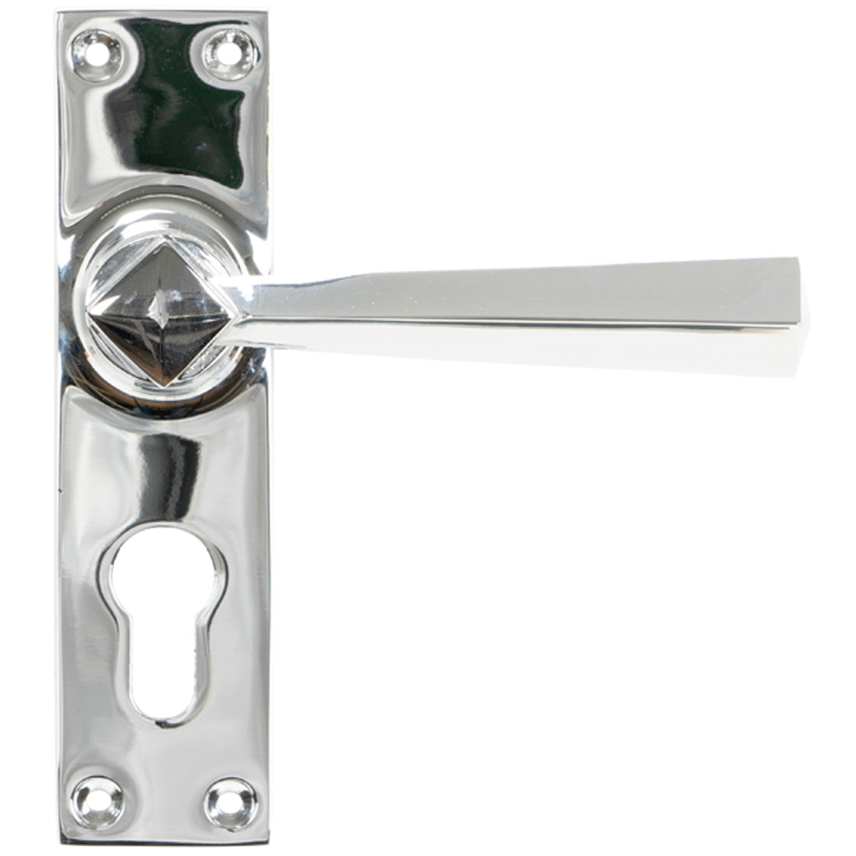 STRAIGHT LEVER HANDLE EURO LOCK 124x148x50 PCP