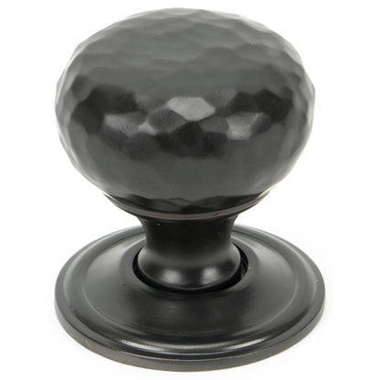 HAMMERED MUSHROOM CABINET KNOB 33x36 AGBZ - 46024 by MARCHES (ANVIL) ARCHITECTURAL HARDWARE