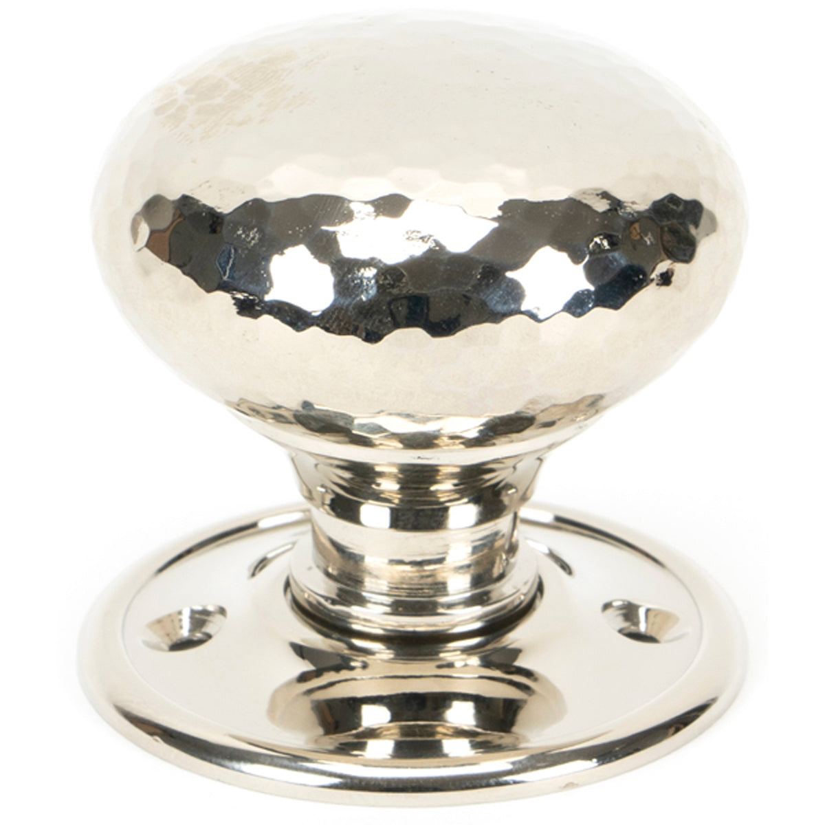 HAMMERED MUSHROOM MORTICE/RIM KNOB 49x49x51 PNP
