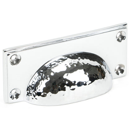 HAMMERED ART DECO DRAWER PULL 100x42x23 PCP - 46038 by MARCHES (ANVIL) ARCHITECTURAL HARDWARE
