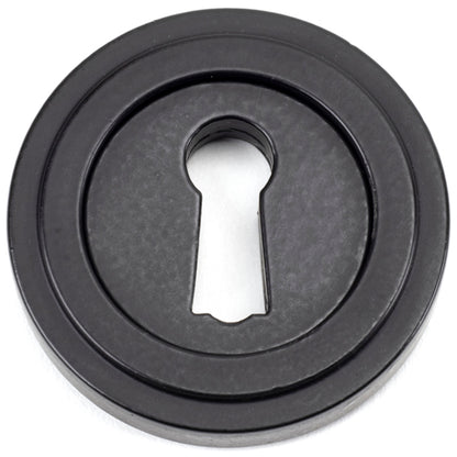 ESCUTCHEON ROUND CNC ART DECO 53x8 MBK - 49537 by MARCHES (ANVIL) ARCHITECTURAL HARDWARE