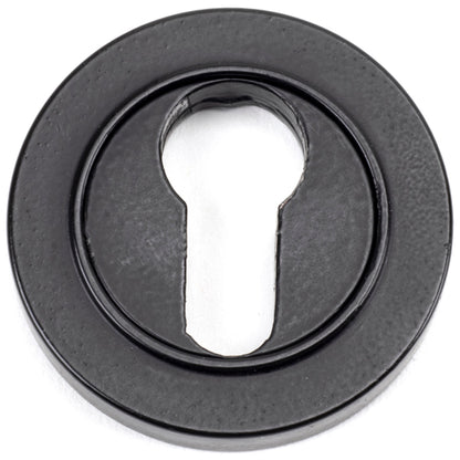 ESCUTCHEON ROUND EURO CNC PLAIN 53x8 MBK - 49540 by MARCHES (ANVIL) ARCHITECTURAL HARDWARE
