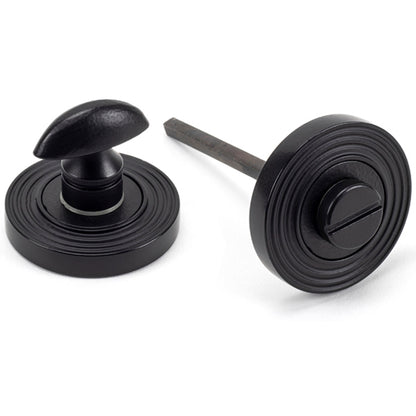 THUMBTURN SET ROUND CNC BEEHIVE 53x45 MBK - 49546 by MARCHES (ANVIL) ARCHITECTURAL HARDWARE
