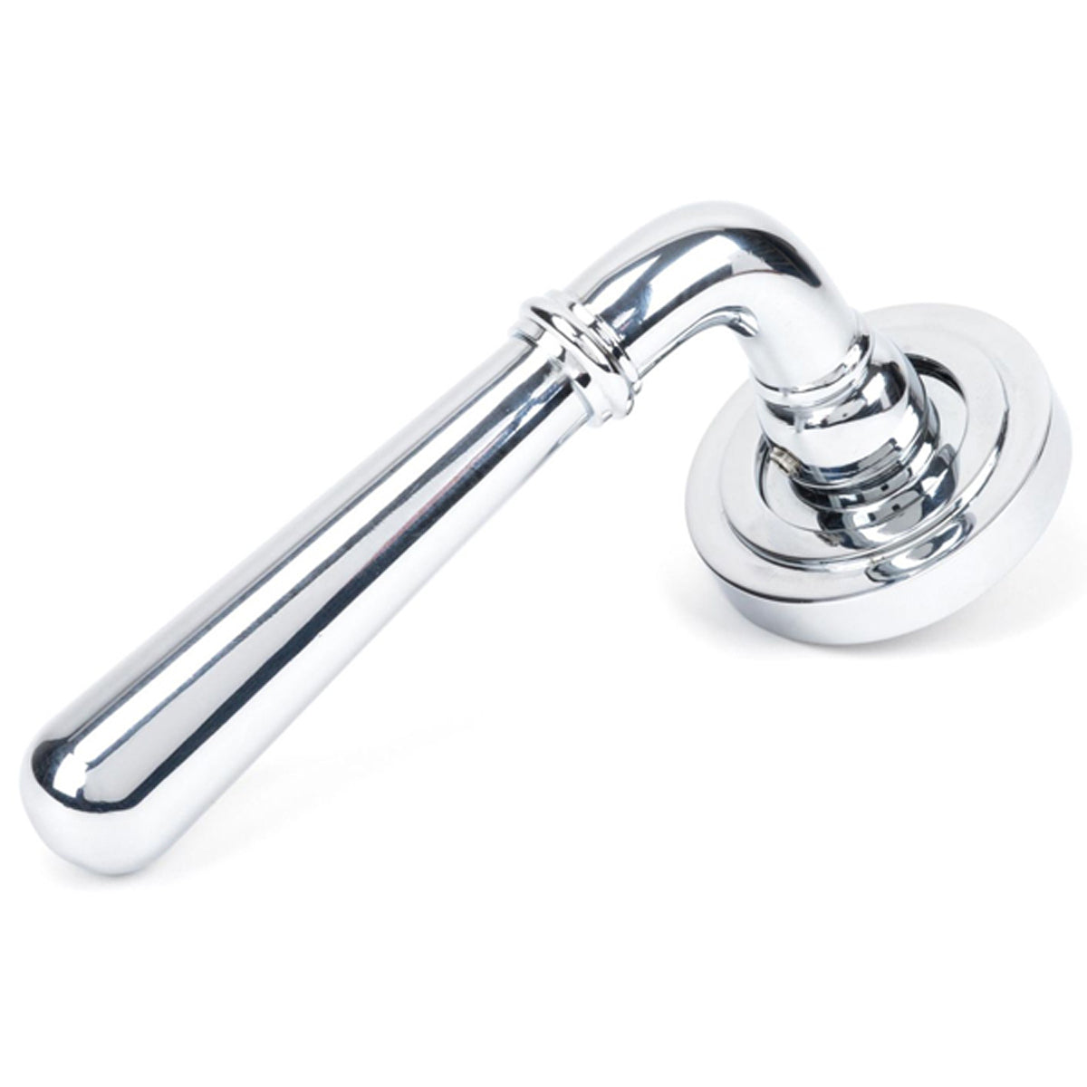 NEWBURY LEVER HANDLE+ROSE SPRUNG ART DECO 53x126x64 PCP