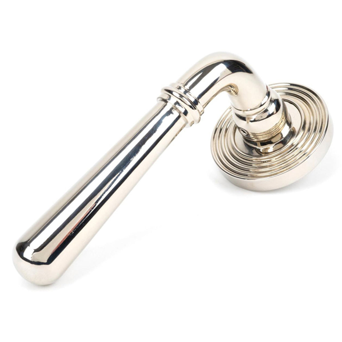 NEWBURY LEVER HANDLE+ROSE SPRUNG BEEHIVE 53x126x64 PNP