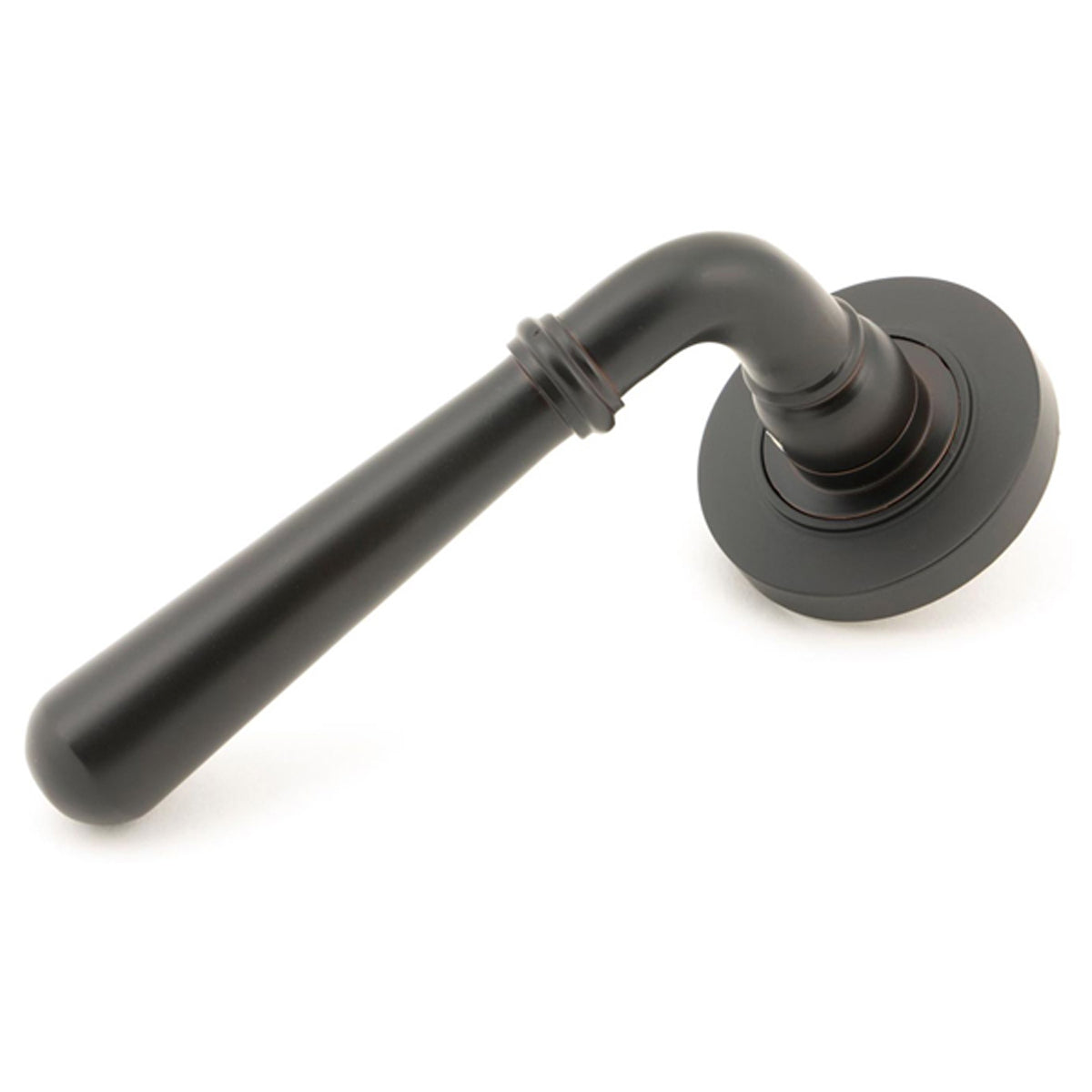 NEWBURY LEVER HANDLE+ROSE SPRUNG PLAIN 53x126x64 AGBZ