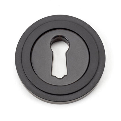 ESCUTCHEON ROUND CNC ART DECO 53x8 AGBZ - 46114 by MARCHES (ANVIL) ARCHITECTURAL HARDWARE
