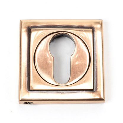 ESCUTCHEON ROUND EURO CNC SQUARE 53x53x8 PBZ - 46128 by MARCHES (ANVIL) ARCHITECTURAL HARDWARE
