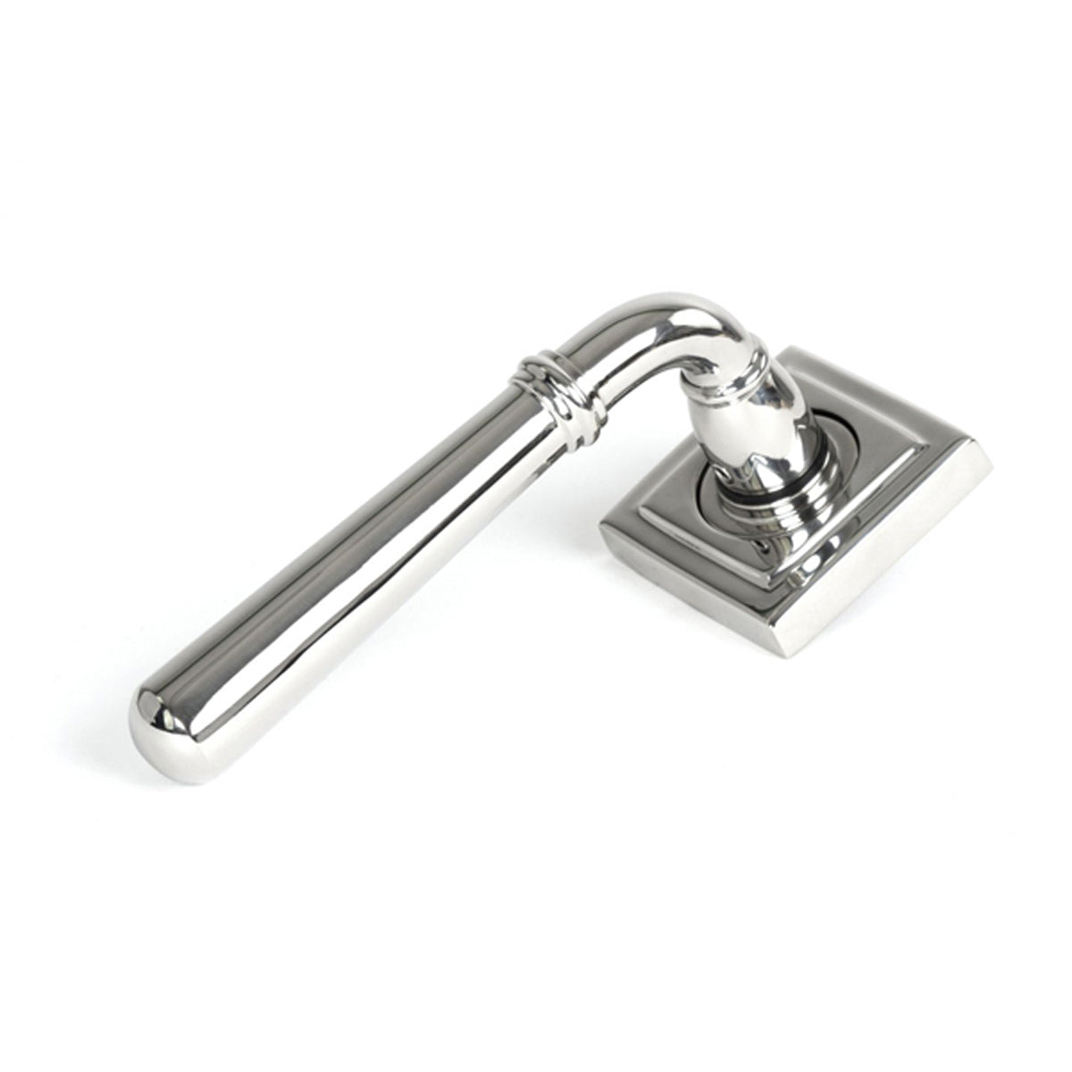 NEWBURY LEVER HANDLE+ROSE SPRUNG SQUARE 53x126x64 PMA