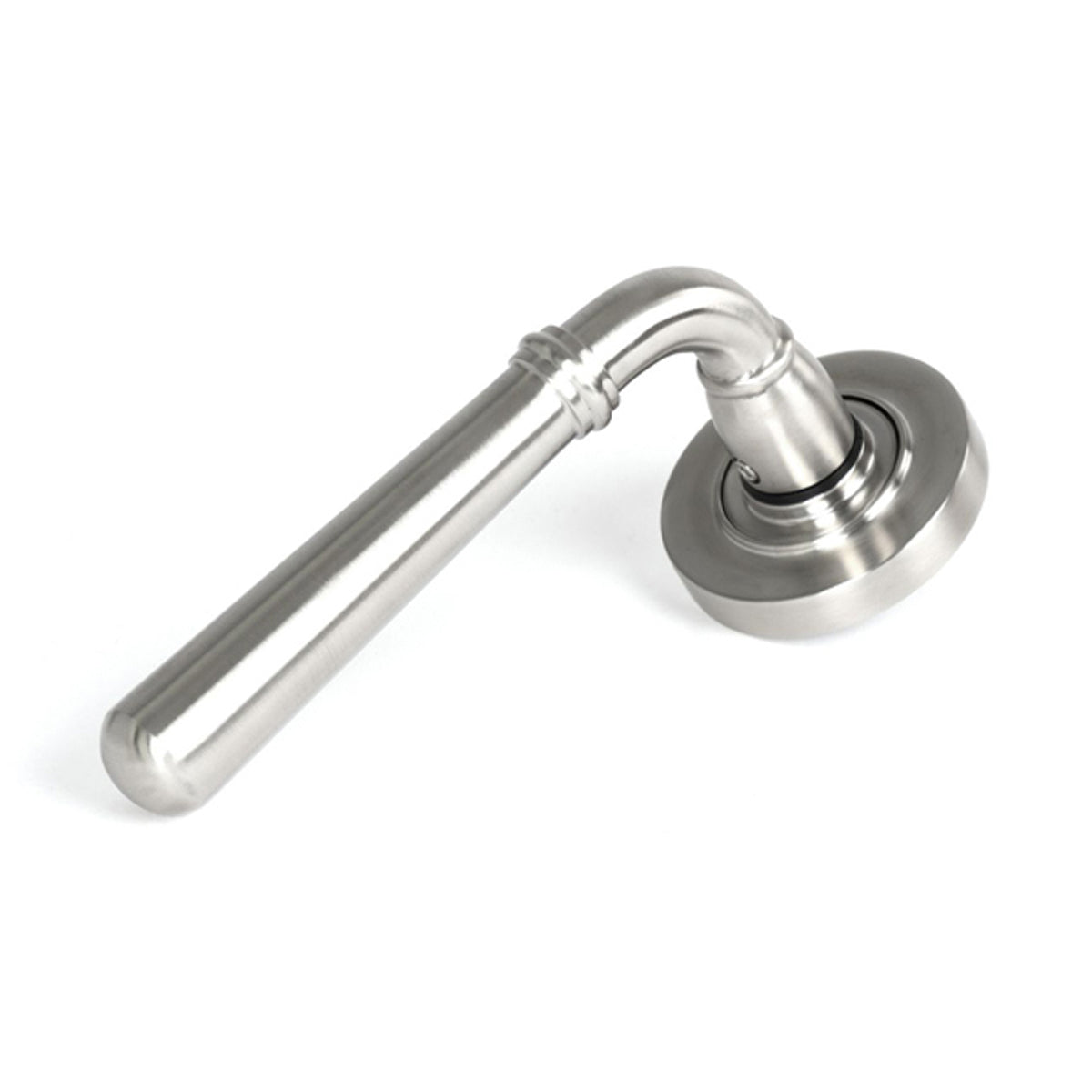 NEWBURY LEVER HANDLE+ROSE UNSPRUNG PLAIN 126x53x64 SMA