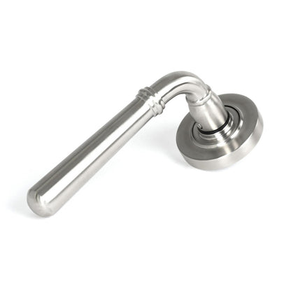 NEWBURY LEVER HANDLE+ROSE UNSPRUNG PLAIN 126x53x64 SMA - 46536 by MARCHES (ANVIL) ARCHITECTURAL HARDWARE