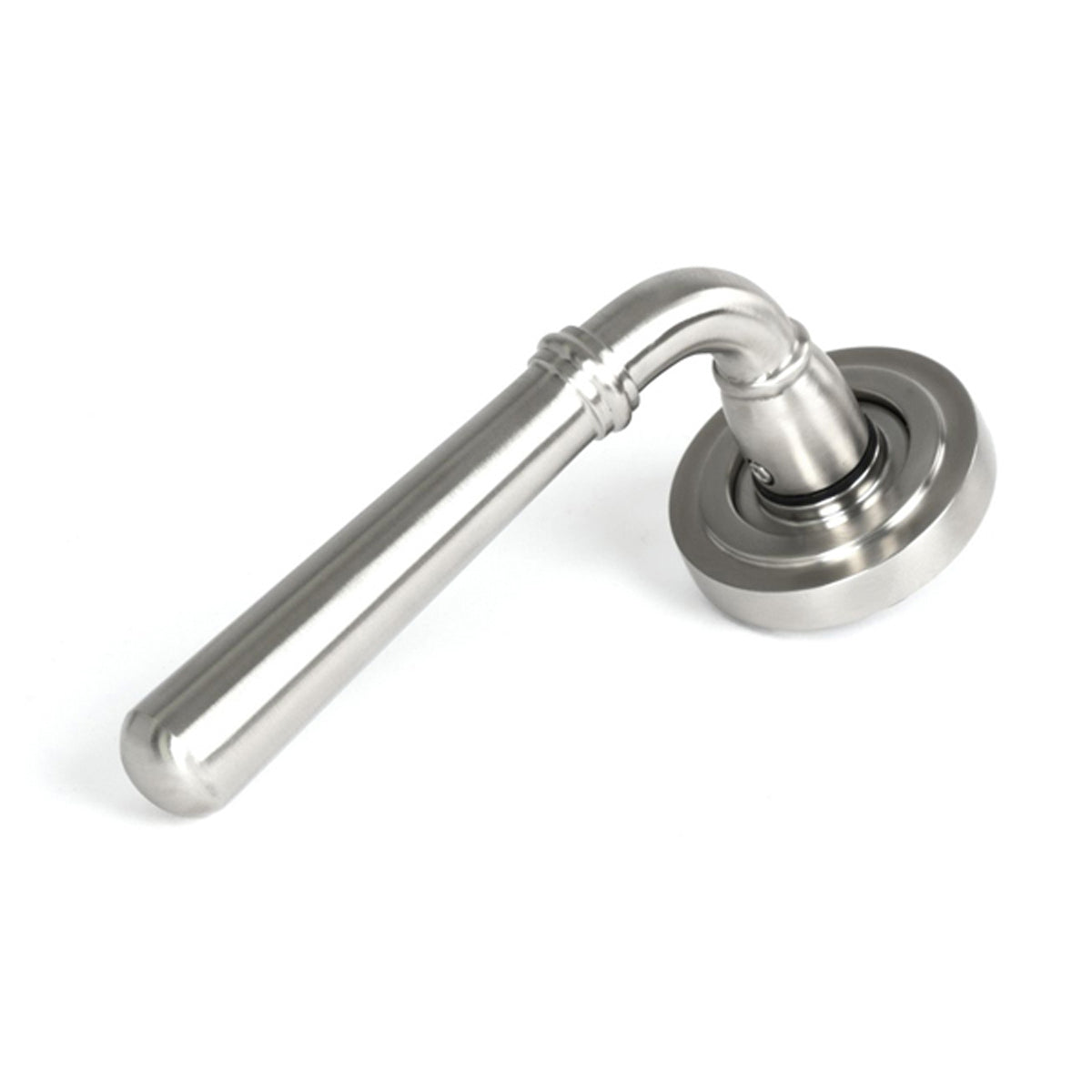 NEWBURY LEVER HANDLE+ROSE UNSPRUNG ART DECO 126x53x64 SMA