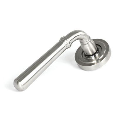 NEWBURY LEVER HANDLE+ROSE UNSPRUNG ART DECO 126x53x64 SMA - 46537 by MARCHES (ANVIL) ARCHITECTURAL HARDWARE