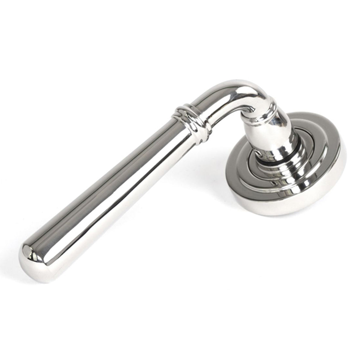 NEWBURY LEVER HANDLE+ROSE UNSPRUNG ART DECO 126x53x64 PMA