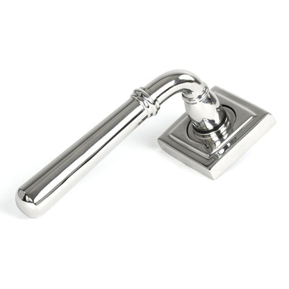 NEWBURY LEVER HANDLE+ROSE UNSPRUNG SQUARE 126x53x64 PMA - 46543 by MARCHES (ANVIL) ARCHITECTURAL HARDWARE