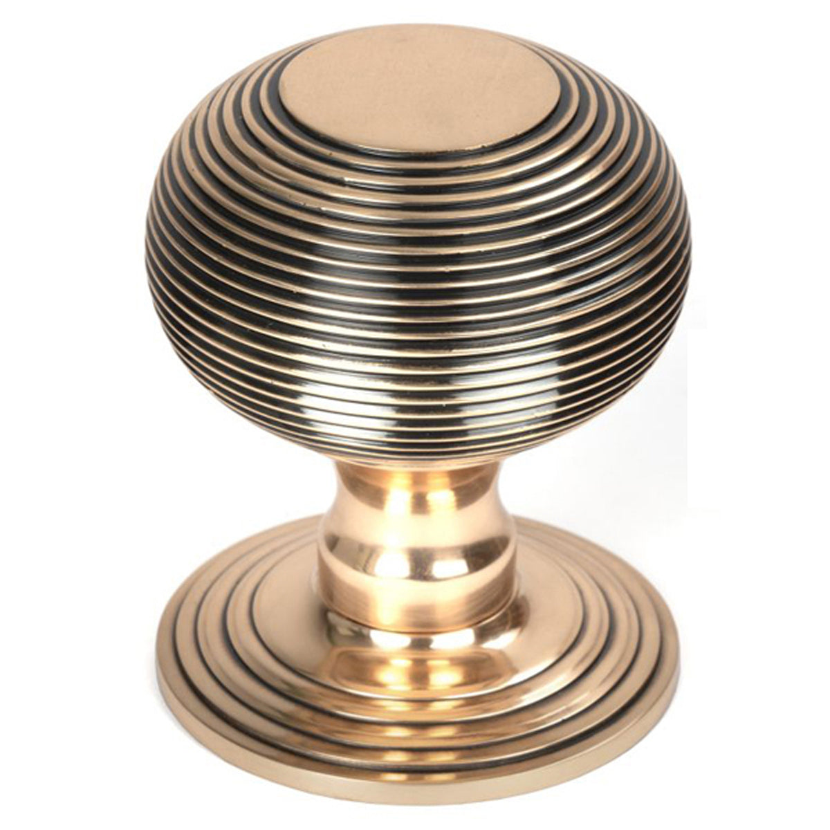 BEEHIVE CENTRE DOOR KNOB 80x96x80 PBZ - 46658 by MARCHES (ANVIL) ARCHITECTURAL HARDWARE