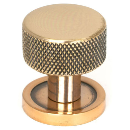 BROMPTON CABINET KNOB PLAIN 25x25 PBZ - 46830 by MARCHES (ANVIL) ARCHITECTURAL HARDWARE