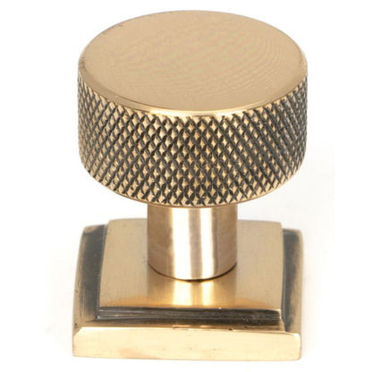 BROMPTON CABINET KNOB SQUARE 25x25 PBZ - 46833 by MARCHES (ANVIL) ARCHITECTURAL HARDWARE