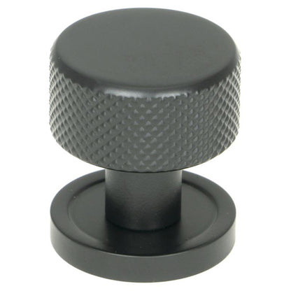 BROMPTON CABINET KNOB PLAIN 25x25 MBK - 46838 by MARCHES (ANVIL) ARCHITECTURAL HARDWARE