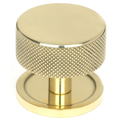BROMPTON CABINET KNOB PLAIN 38x32 PBR - 46840 by MARCHES (ANVIL) ARCHITECTURAL HARDWARE