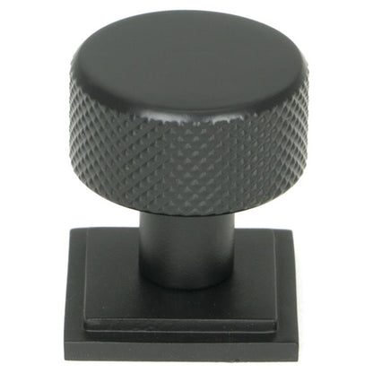 BROMPTON CABINET KNOB SQUARE 25x25 MBK - 46841 by MARCHES (ANVIL) ARCHITECTURAL HARDWARE