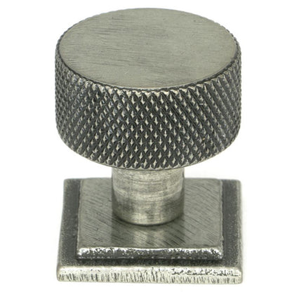 BROMPTON CABINET KNOB SQUARE 25x25 PEW - 46845 by MARCHES (ANVIL) ARCHITECTURAL HARDWARE