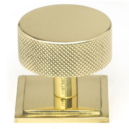 BROMPTON CABINET KNOB SQUARE 38x32 PBR - 46848 by MARCHES (ANVIL) ARCHITECTURAL HARDWARE