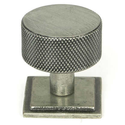 BROMPTON CABINET KNOB SQUARE 32x32 PEW - 46885 by MARCHES (ANVIL) ARCHITECTURAL HARDWARE