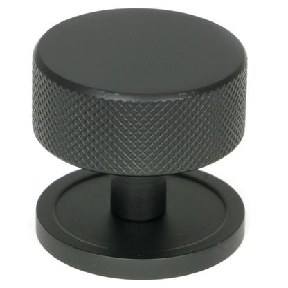 BROMPTON CABINET KNOB PLAIN 38x32 MBK - 47084 by MARCHES (ANVIL) ARCHITECTURAL HARDWARE