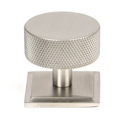 BROMPTON CABINET KNOB SQUARE 38x32 SMA - 47099 by MARCHES (ANVIL) ARCHITECTURAL HARDWARE