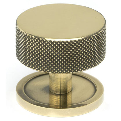 BROMPTON CABINET KNOB PLAIN 38x32 AGBR - 47137 by MARCHES (ANVIL) ARCHITECTURAL HARDWARE