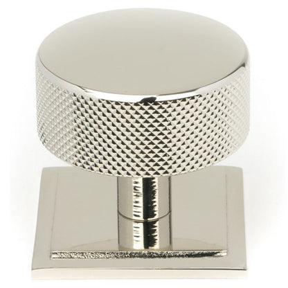 BROMPTON CABINET KNOB SQUARE 38x32 PNP - 47148 by MARCHES (ANVIL) ARCHITECTURAL HARDWARE