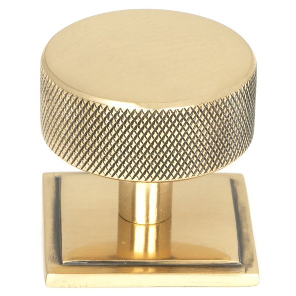 BROMPTON CABINET KNOB SQUARE 38x32 PBZ