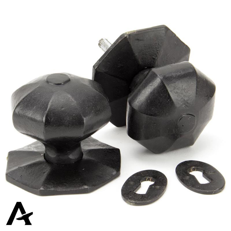 OCTAGONAL MORTICE RIM KNOB 72x76x87 EBX by MARCHES (ANVIL) ARCHITECTURAL HARDWARE