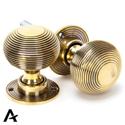 BEEHIVE MORTICE/RIM KNOB 50x64x51 AGBR - 83633 by MARCHES (ANVIL) ARCHITECTURAL HARDWARE