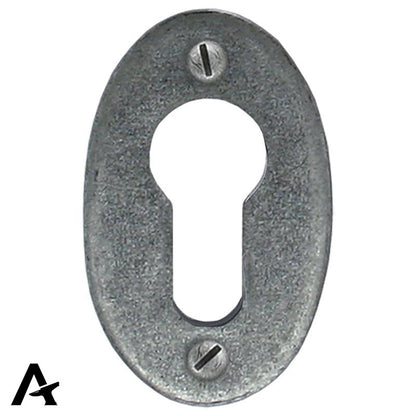ESCUTCHEON EURO OVAL 51x31x2.5 PEW - 33706 by MARCHES (ANVIL) ARCHITECTURAL HARDWARE