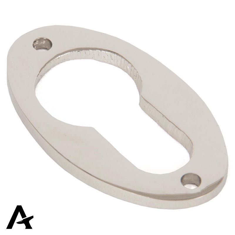 ESCUTCHEON EURO OVAL 51x31x2.5 PNP