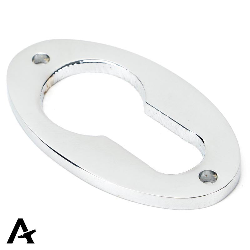 ESCUTCHEON EURO OVAL 51x31x2.5 PCP