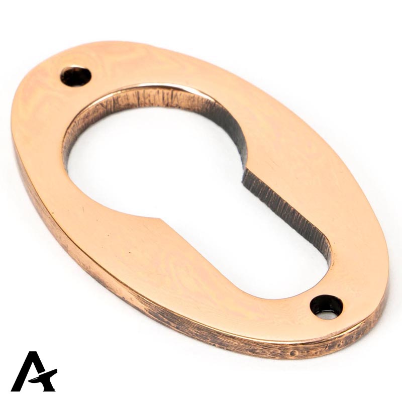 ESCUTCHEON EURO OVAL 51x31x2.5 PBZ