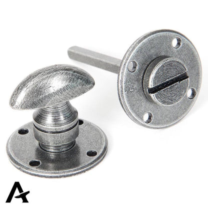 THUMBTURN SET ROUND 41x35 PEW - 33383 by MARCHES (ANVIL) ARCHITECTURAL HARDWARE
