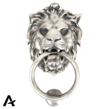 DOOR KNOCKER LION'S HEAD 170x130x65 APW - 33019 by MARCHES (ANVIL) ARCHITECTURAL HARDWARE