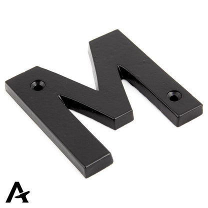 LETTER M 78x75x8 BLK - 83800M by MARCHES (ANVIL) ARCHITECTURAL HARDWARE