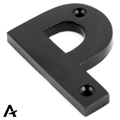 LETTER P 78x56x8 BLK - 83800P by MARCHES (ANVIL) ARCHITECTURAL HARDWARE